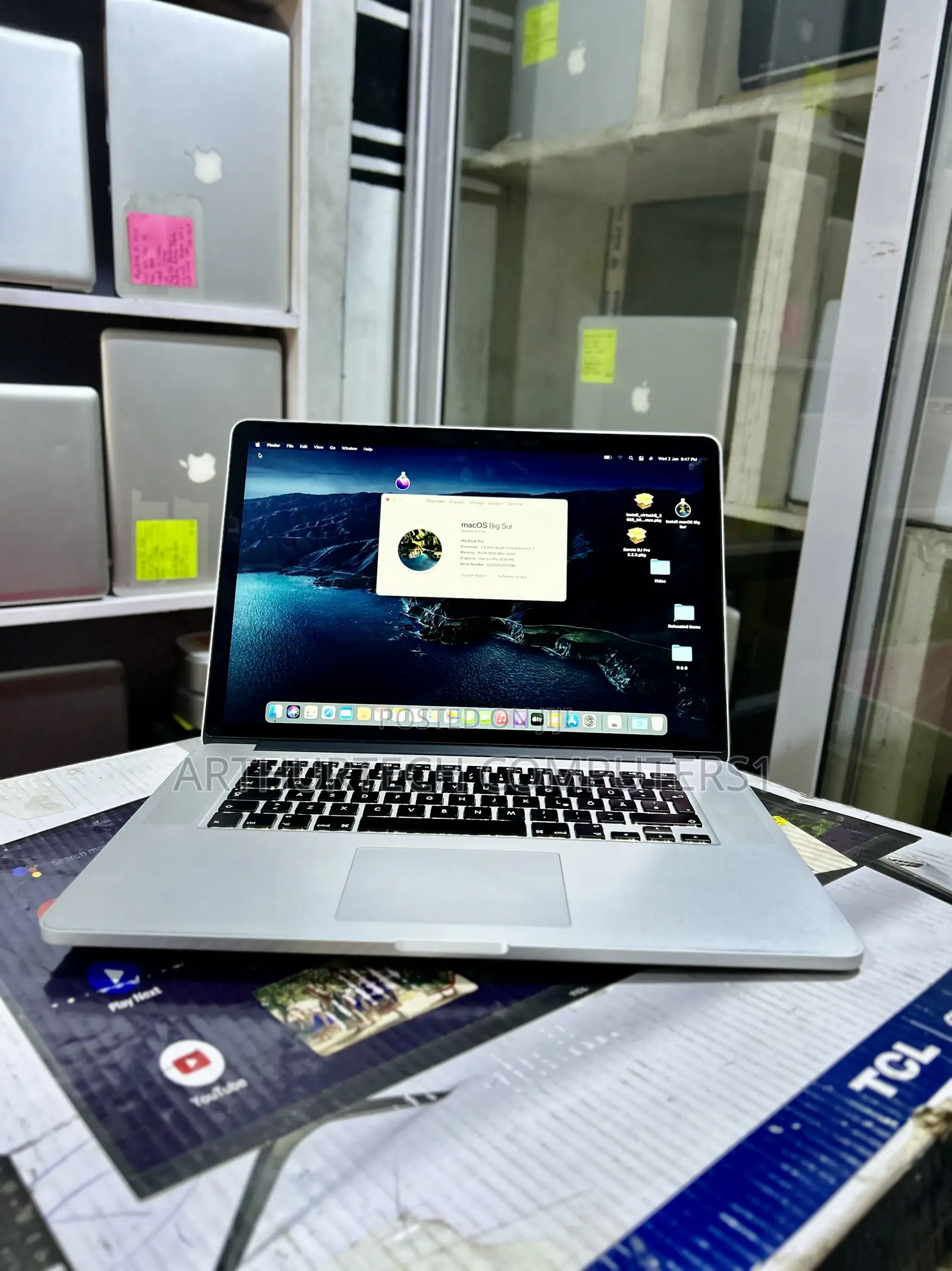 Laptop Apple MacBook Pro 2014 16GB Intel Core I7 SSD 256GB