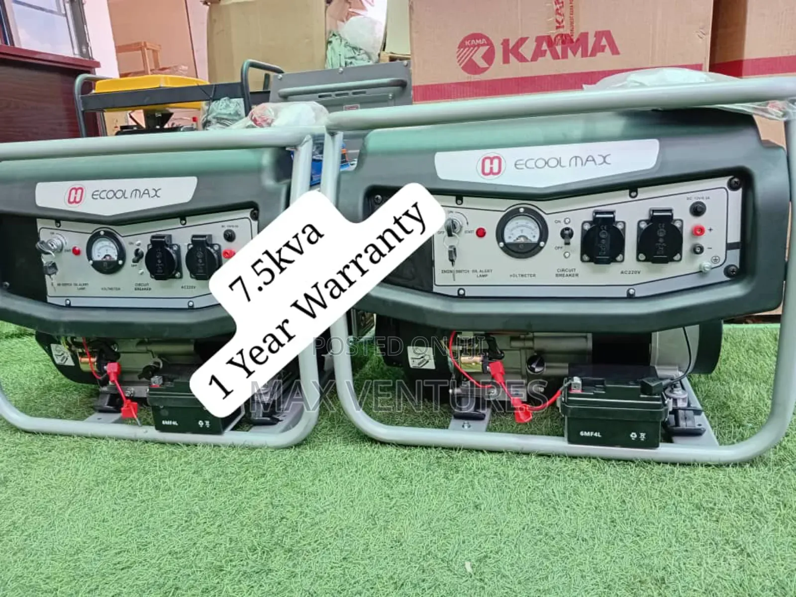 Ecoolmax Maximum Efficiency 7.5kva Gasoline Generator