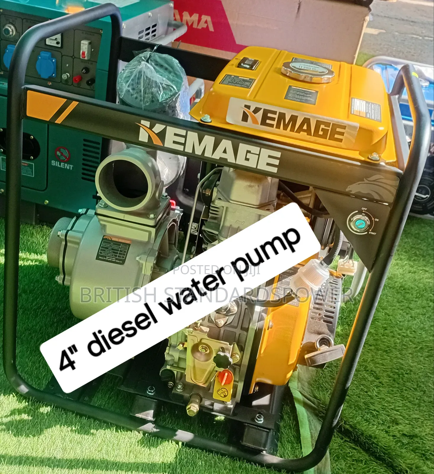 Sustainable 4 Inches Diesel Water Pump