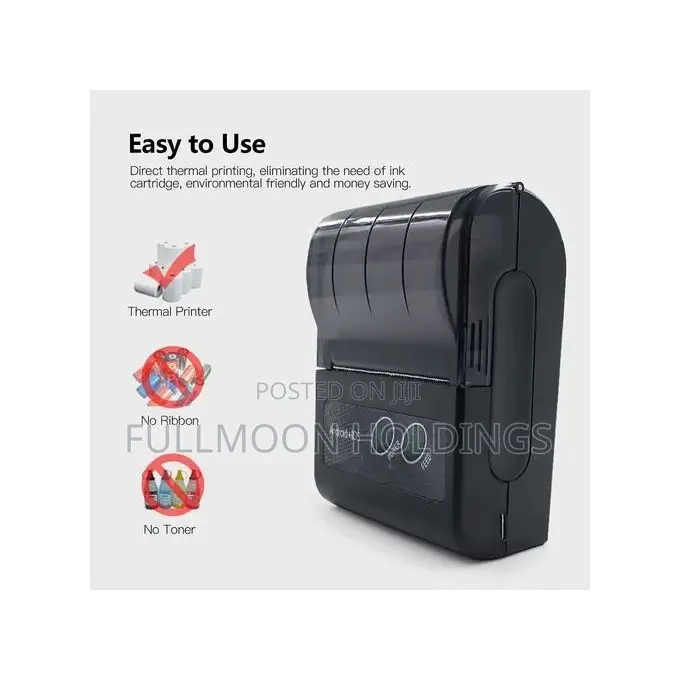 Wireless Thermal Receipt Printer For Shops And Offices