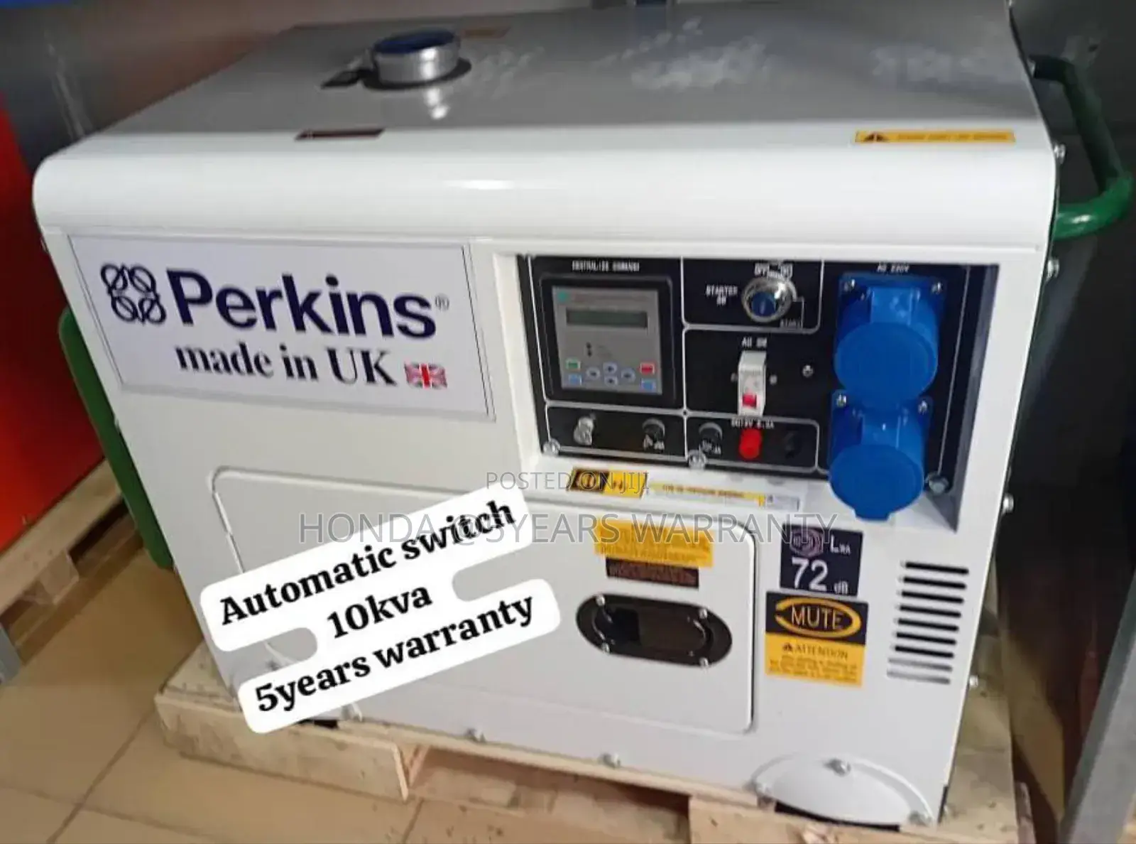 Energy Stream Perkins 10kva 13000watt Generator Silent 10kva