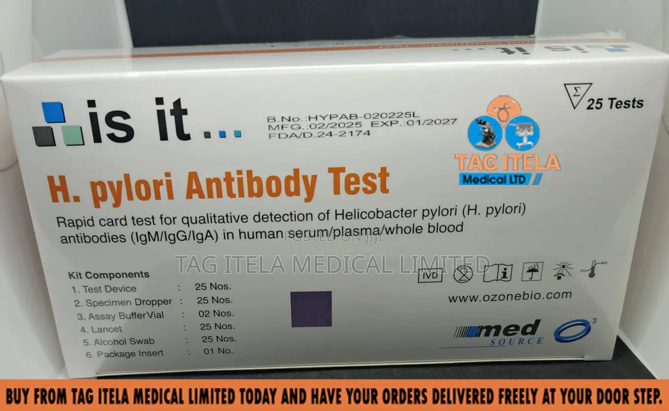 H Pylori Antibody Test (Blood)