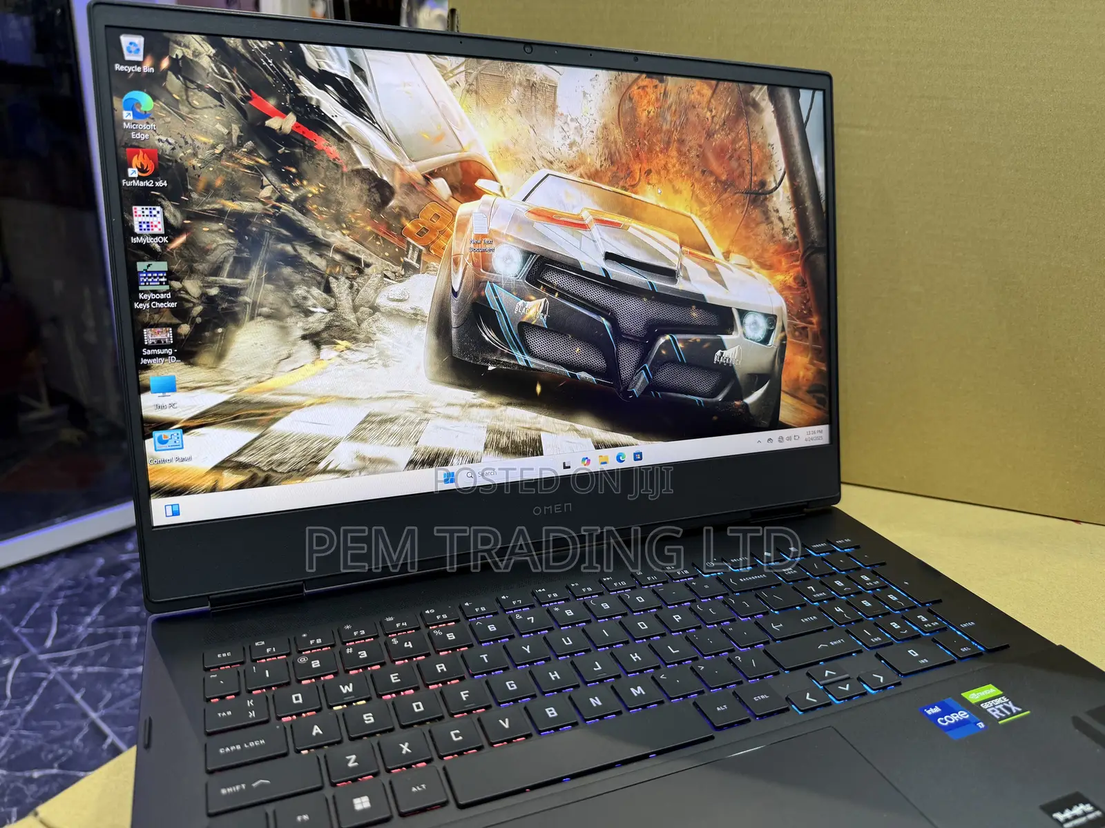 New Laptop HP Omen 16 16GB Intel Core I7 SSD 1T
