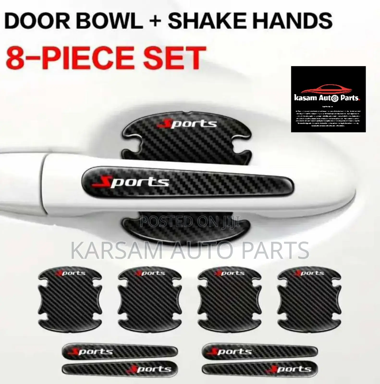 Door Bowl and Shake Hands Stickers