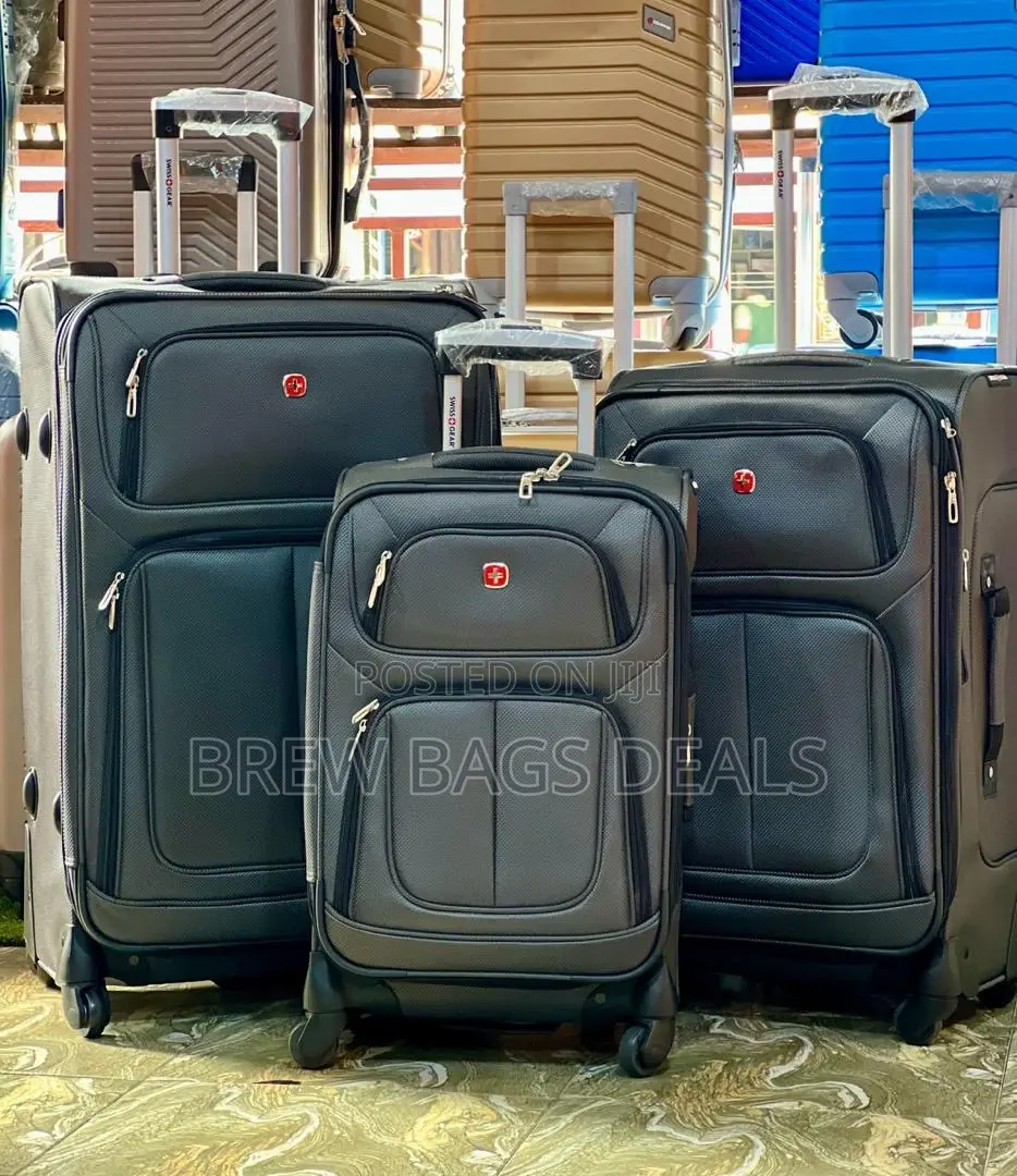 Original Swissgear 3set Thick Fabric Traveling Bag.