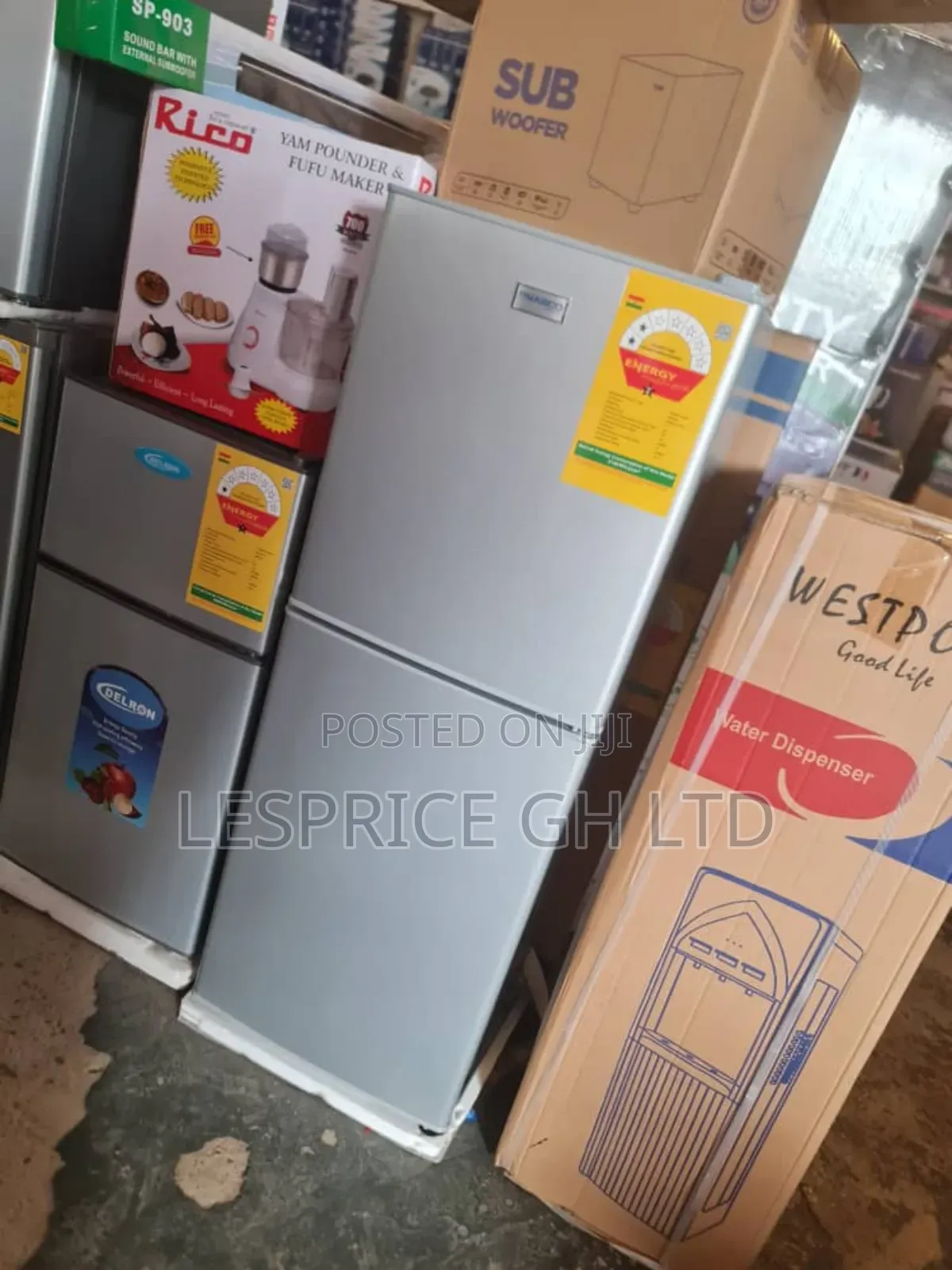 Nasco 116l Fridge - Cool Top, Freeze Bottom