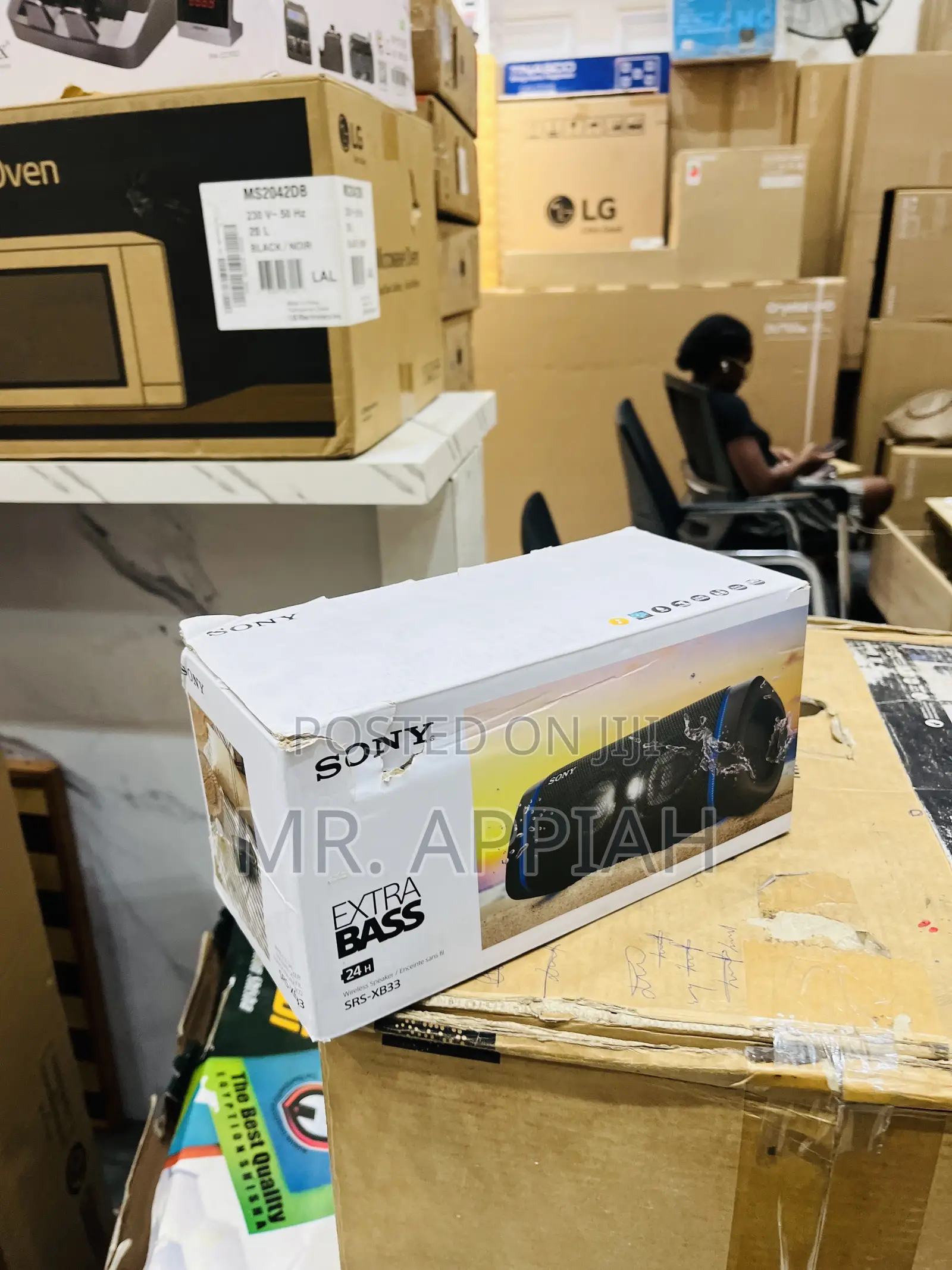 Genuine Sony Extra Bass Portable Speaker(Black) 