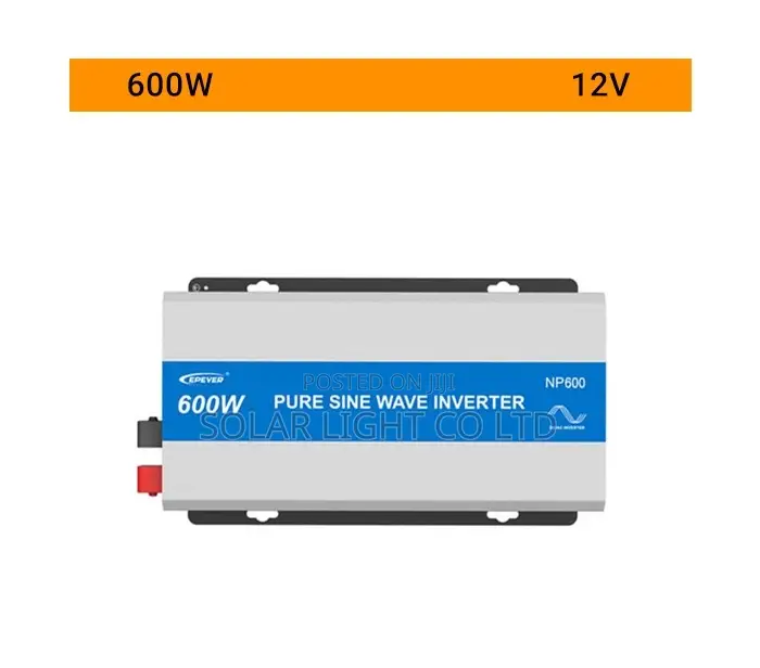 Solar Inverter Pure Sine 600 Watts 12v