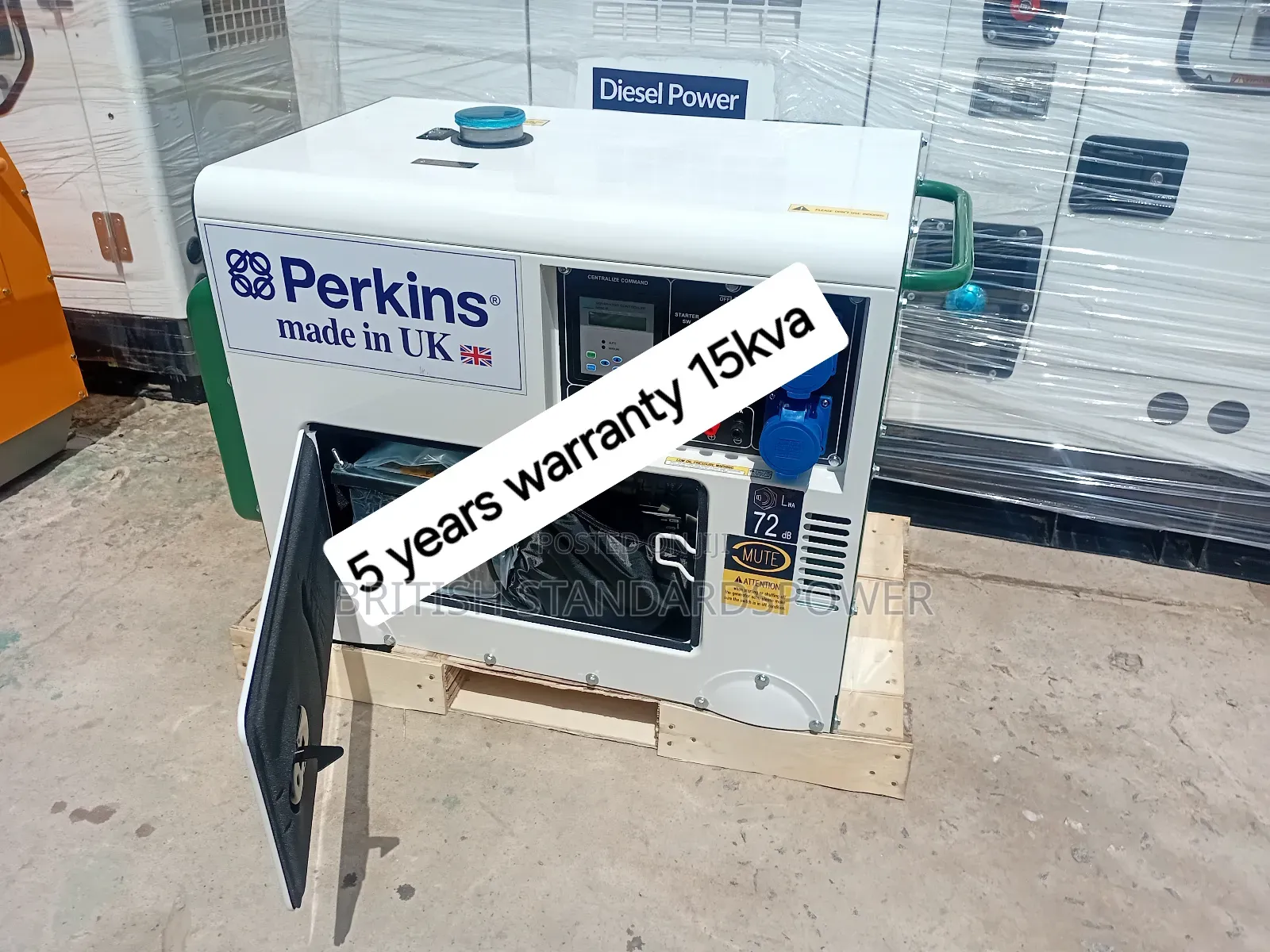 High Capacity 15kva Silent Diesel Generator