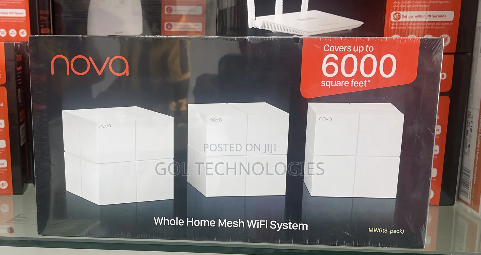 Tenda Wifi Mesh System Whole Home Mw6 (3pak) Nova Mesh