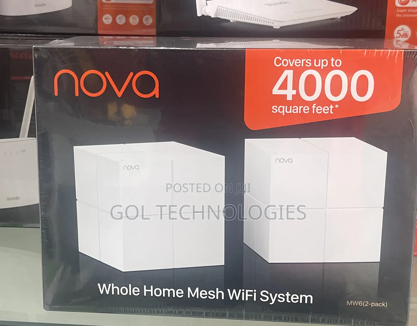 Tenda Access Point 2pack Whole Home Mesh Nova Mw6 (2-Pack)