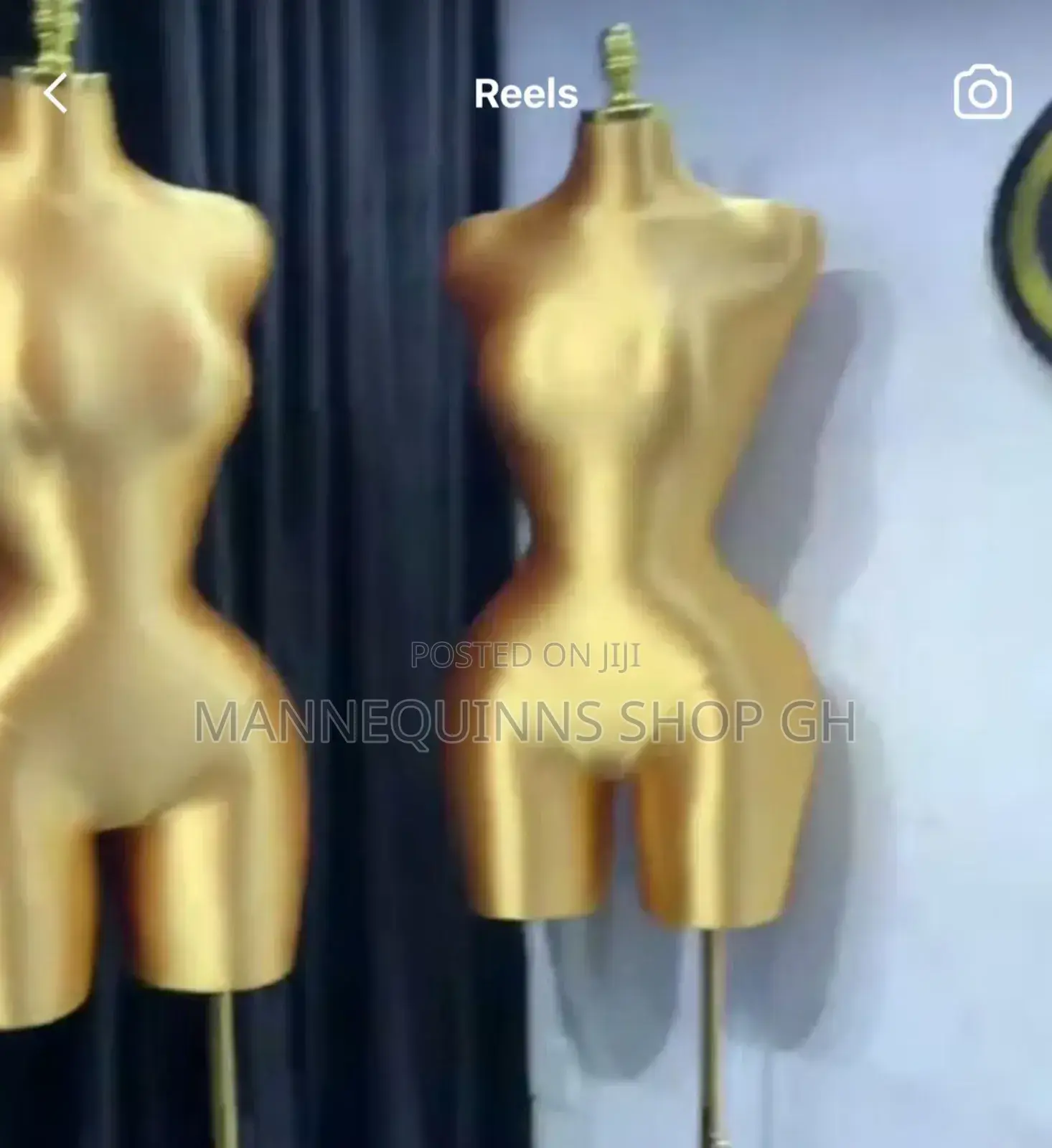 Gold Luxury Fibreglass Mannequin