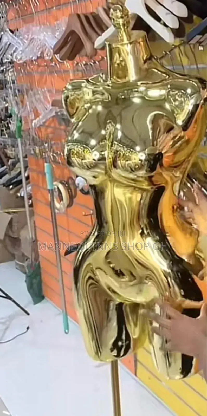 Gold Luxury Fibreglass Mannequin