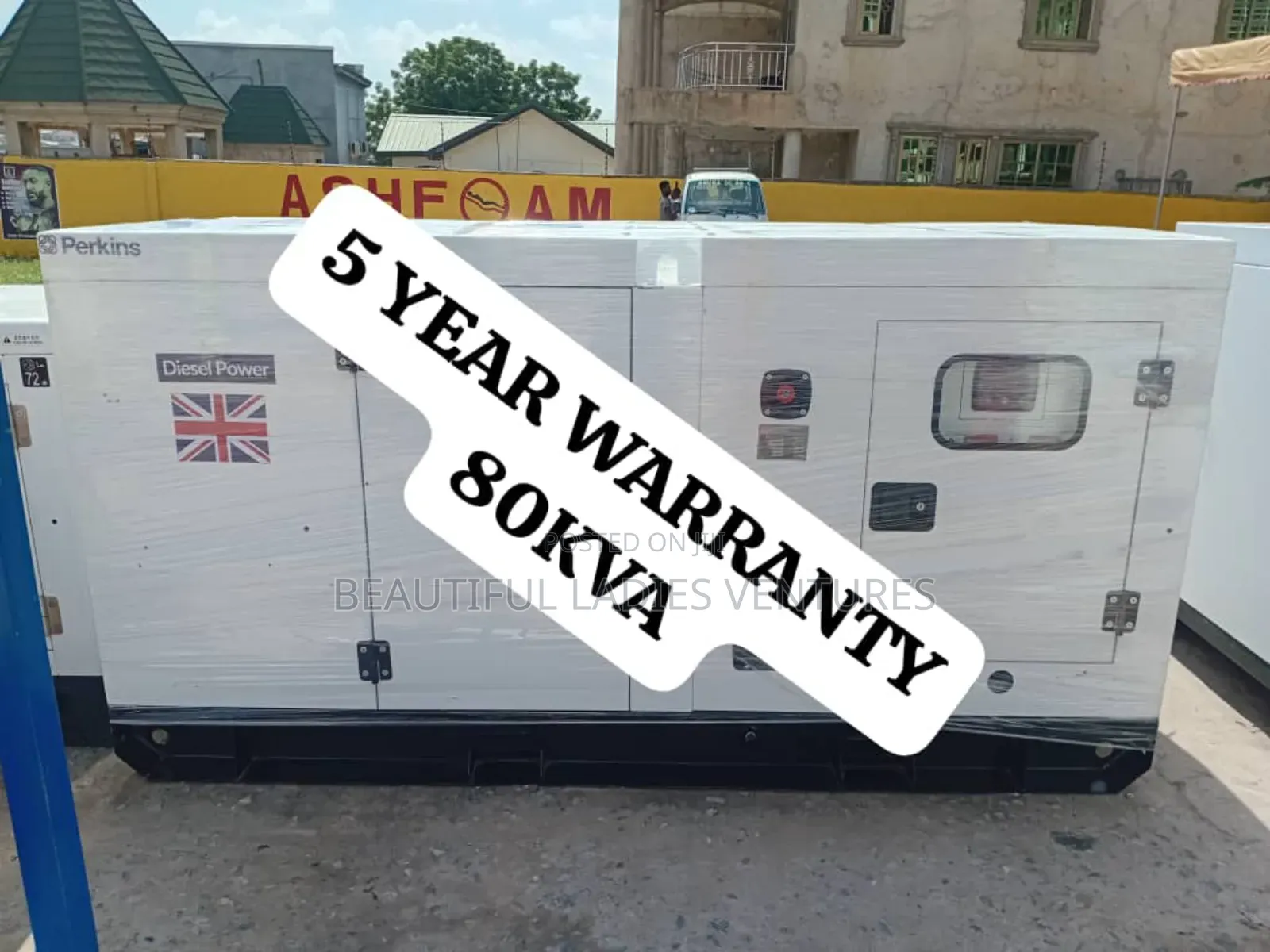 Licensed 80kva Perkins Diesel Silent Perkins Genset 80kva