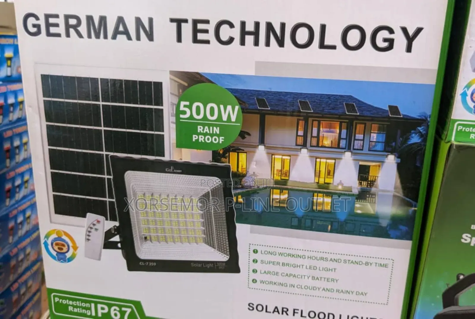 500w Solar Flood Lights