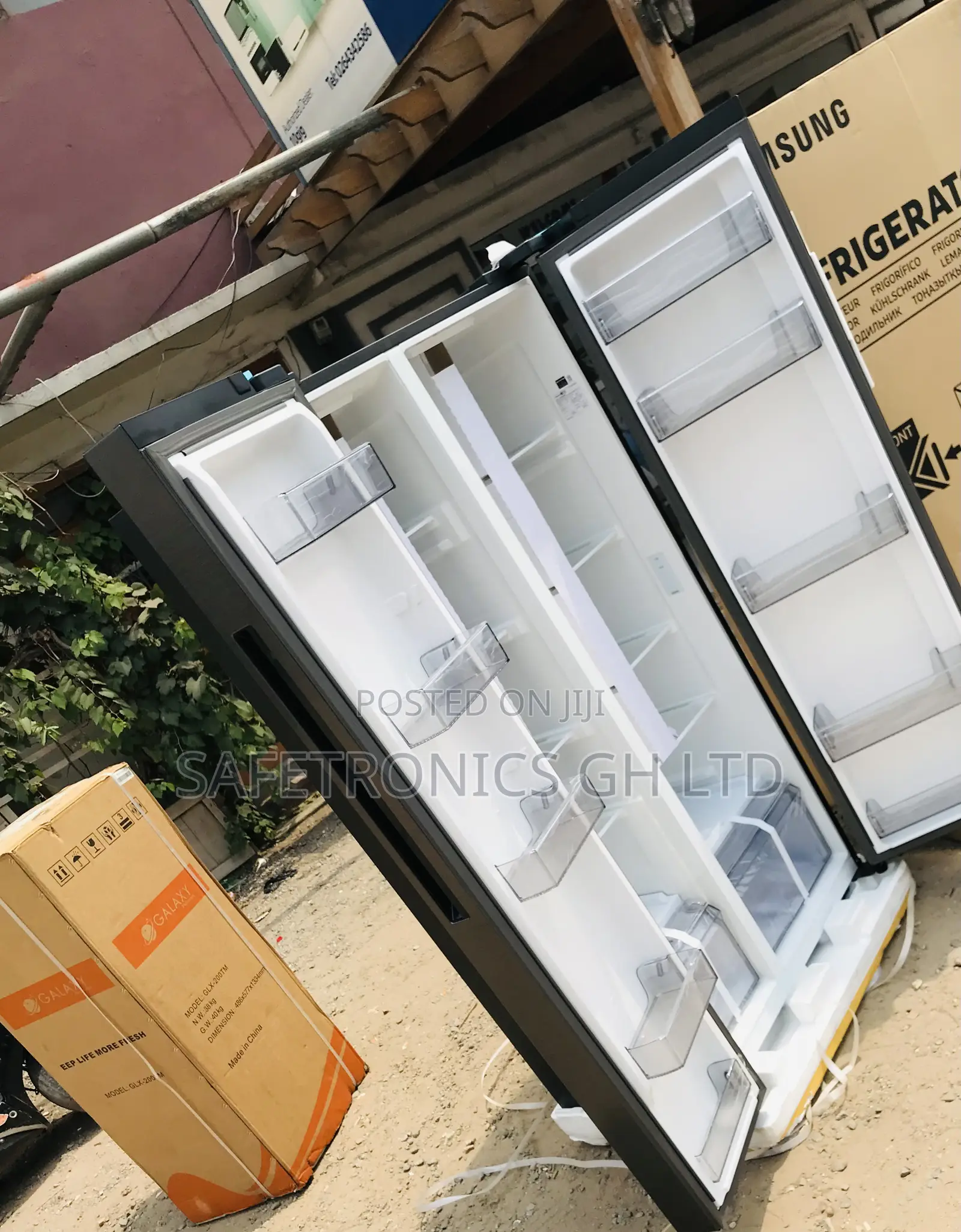 Sidebyside Grey Samsung Fast 582 Liters Reliable Fridge