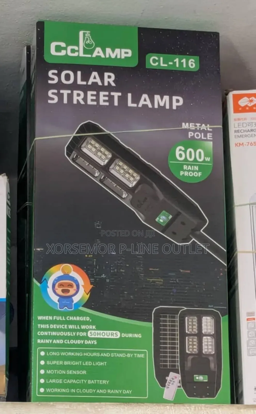 Cclamp Cl-116 Solar Street Lamp