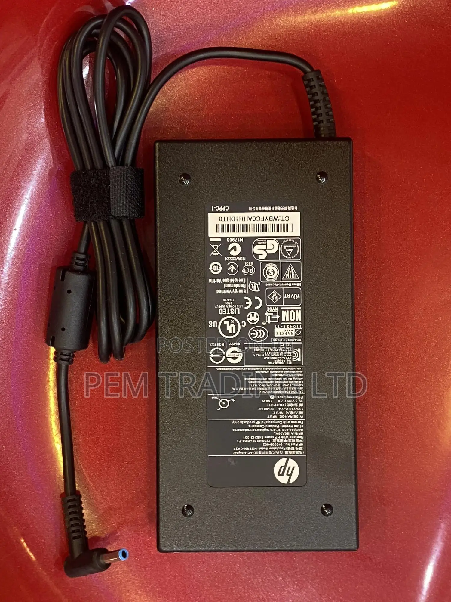 Original Hp Charger/Adapter Blue Pin 150w