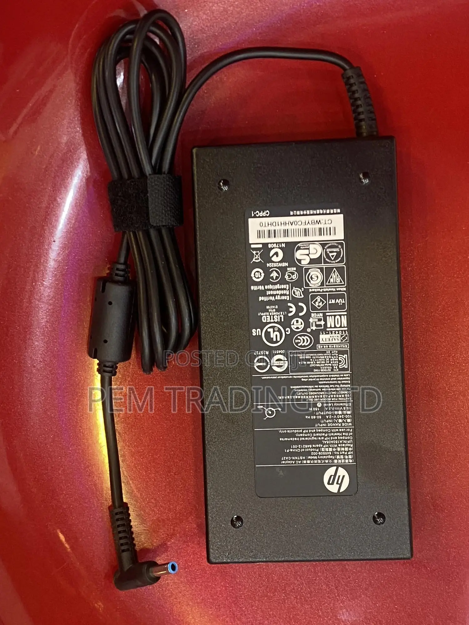 Original Hp Charger/Adapter Blue Pin 150w