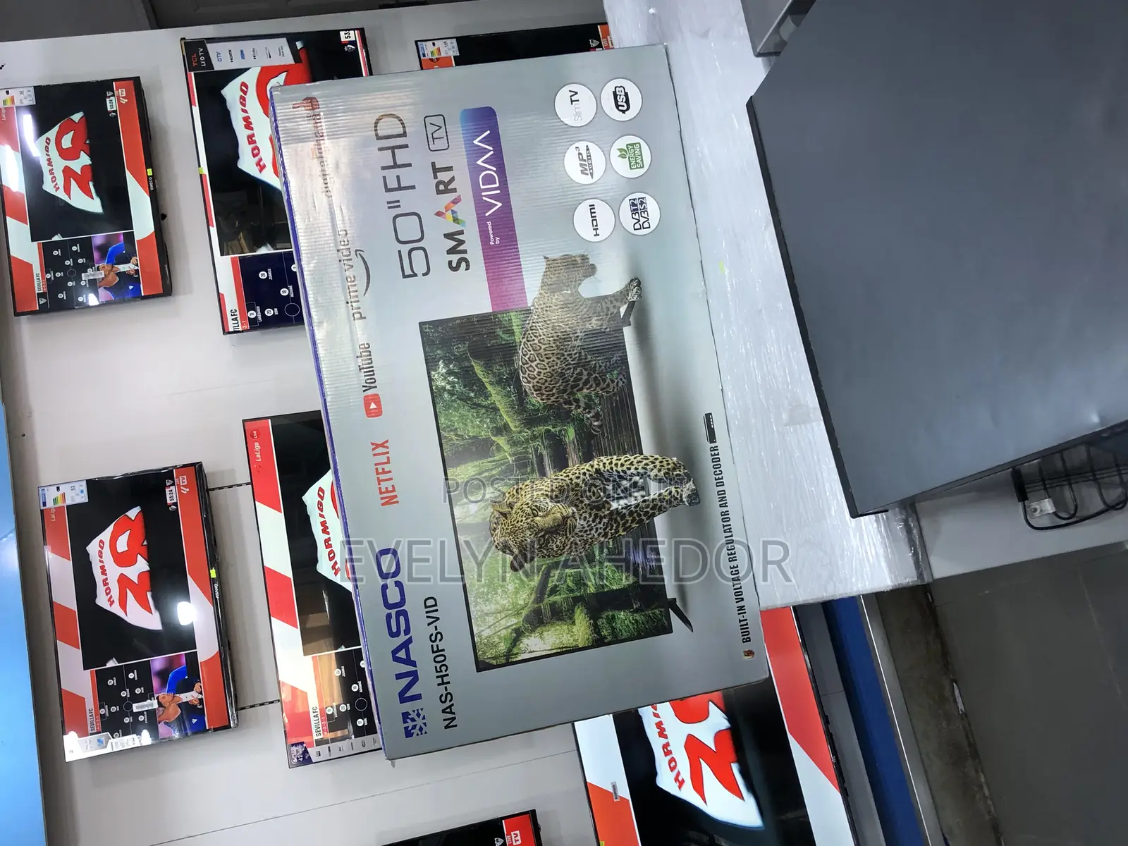 Nasco 50 Inches Tv Smart Brand New Available as Seen