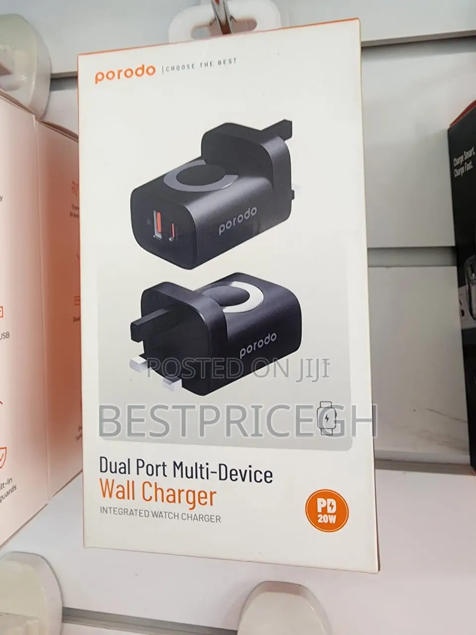 Porodo Dual Port Multi-Device Wall Charger