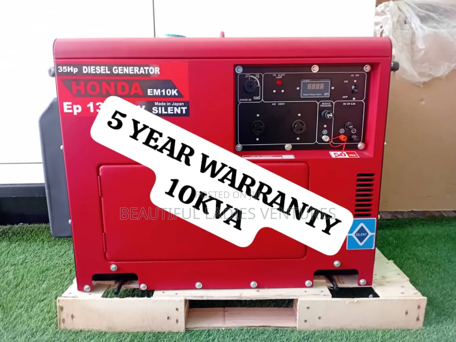 Licensed 10kva Honda Diesel Silent Honda Genset 10kva