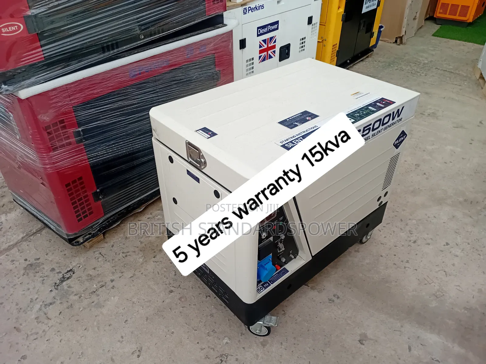 High Efficiency 15kva Silent Diesel Genset