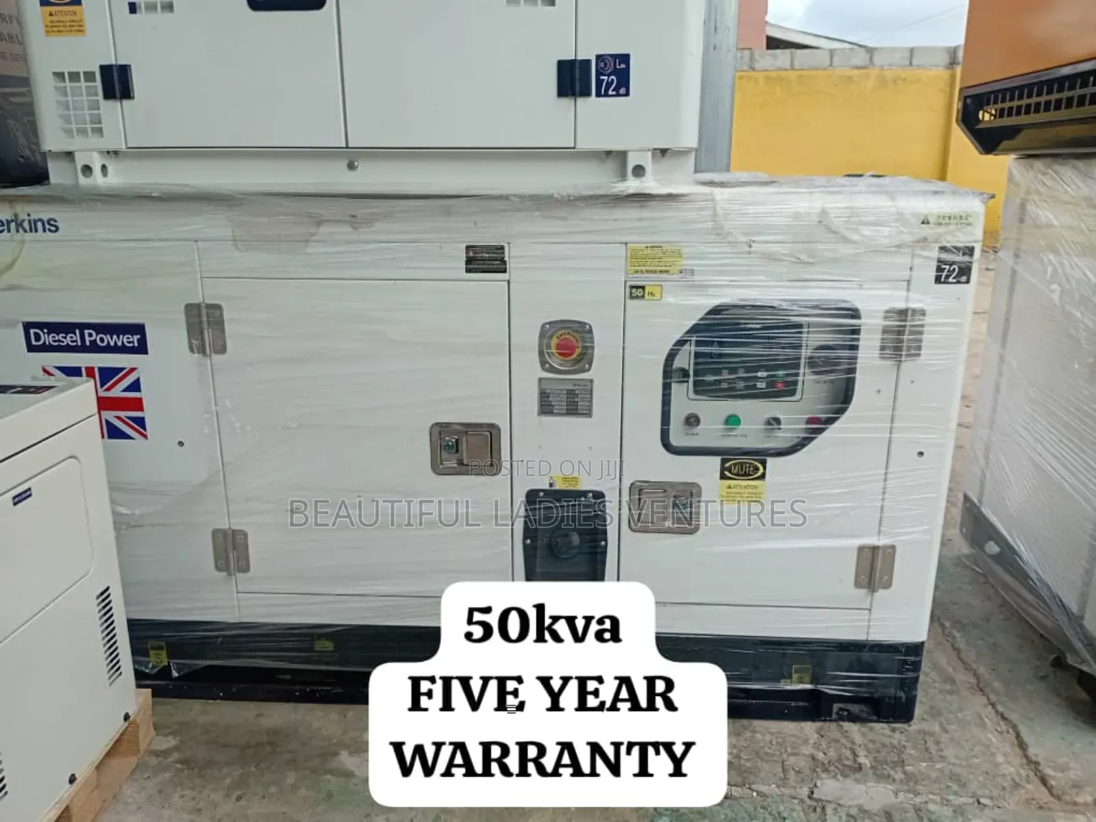 Gentle Start 50kva Perkins Silent 50kva Genset Diesel Silent