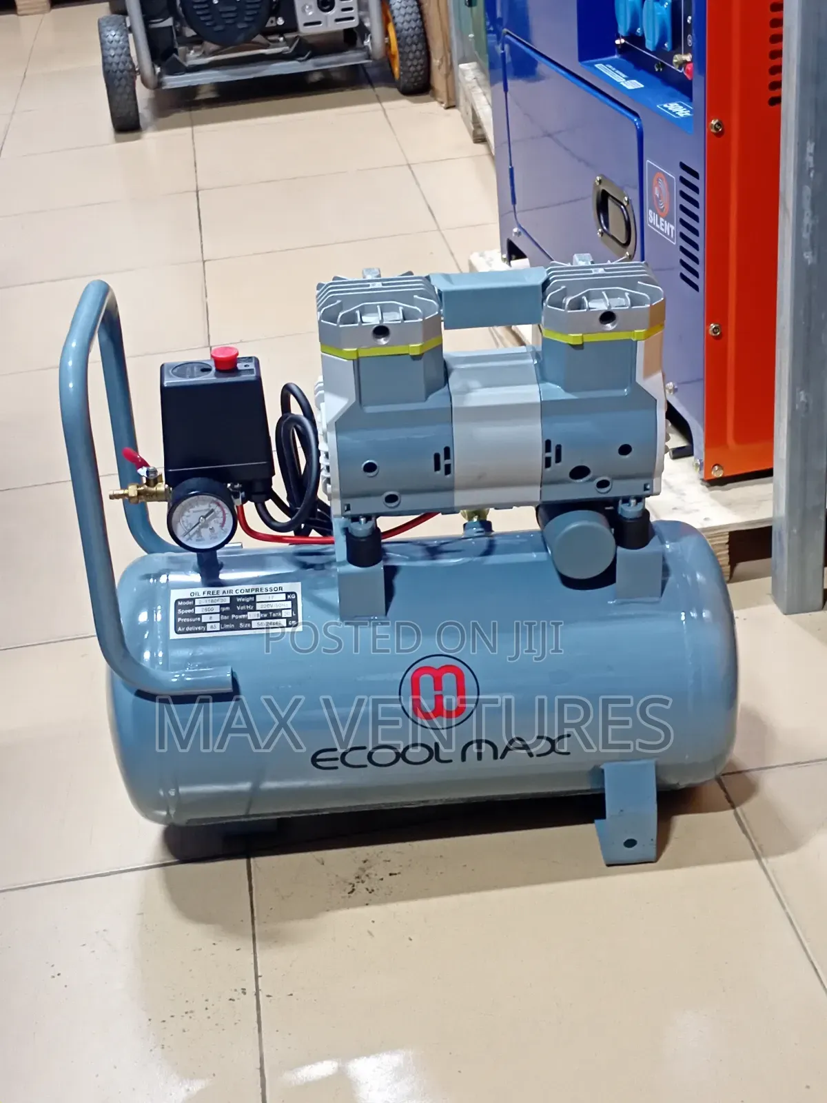 Ecoolmax Quiet Operating Air Compressor 30l