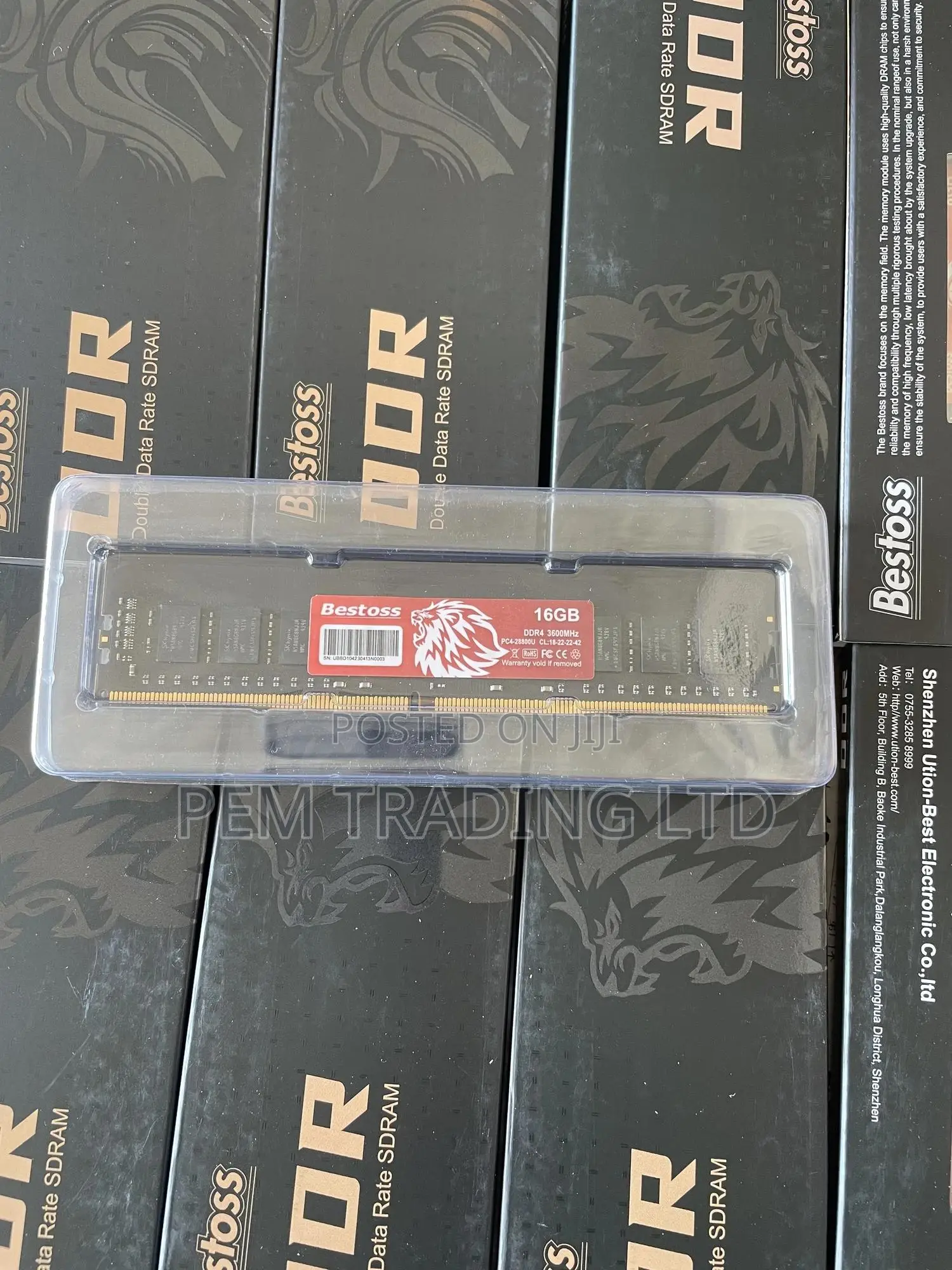 Ddr4 Desktop Ram 16g 3600mhz