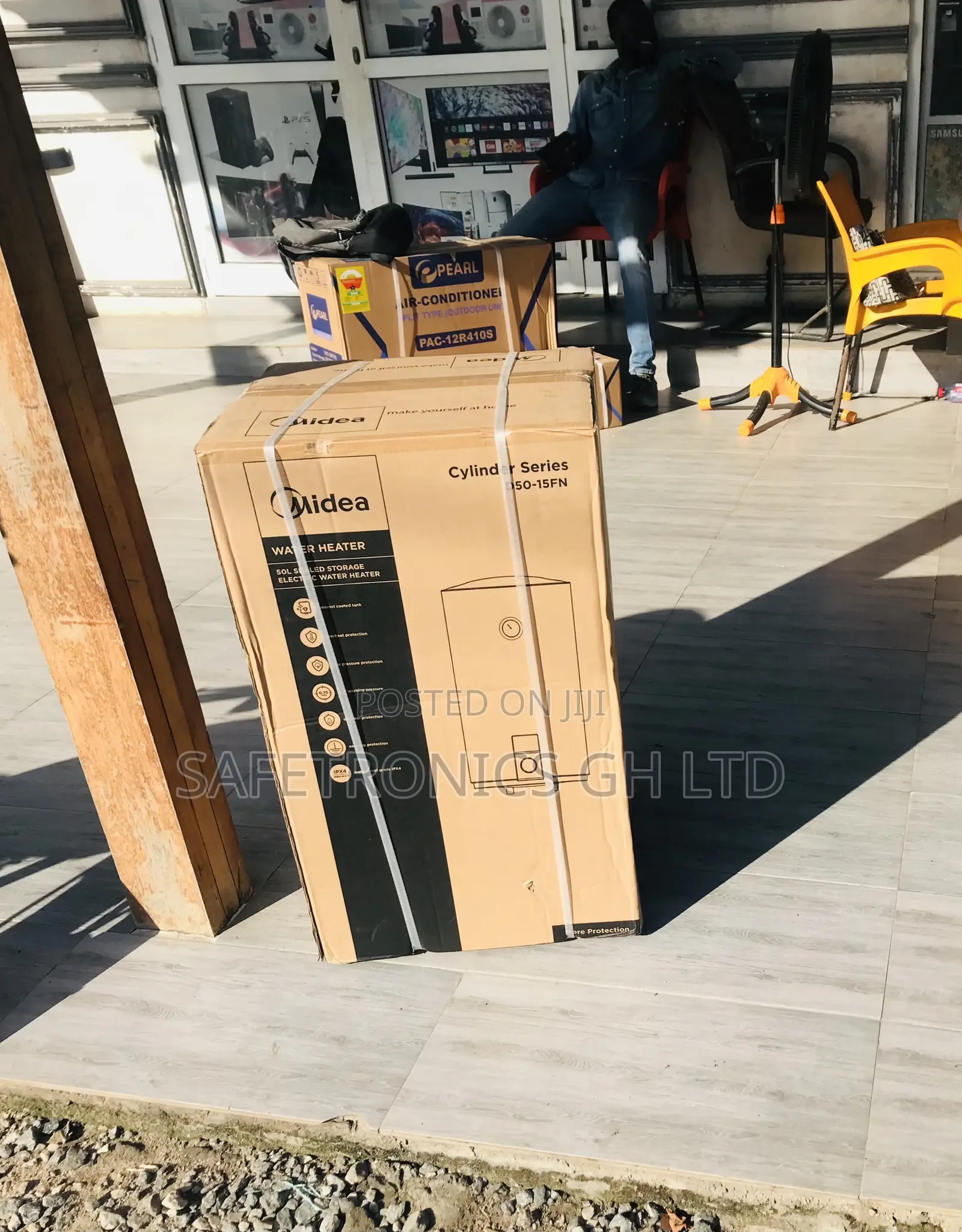 Neatly New White Midea 50 Liters Electric Water Heater