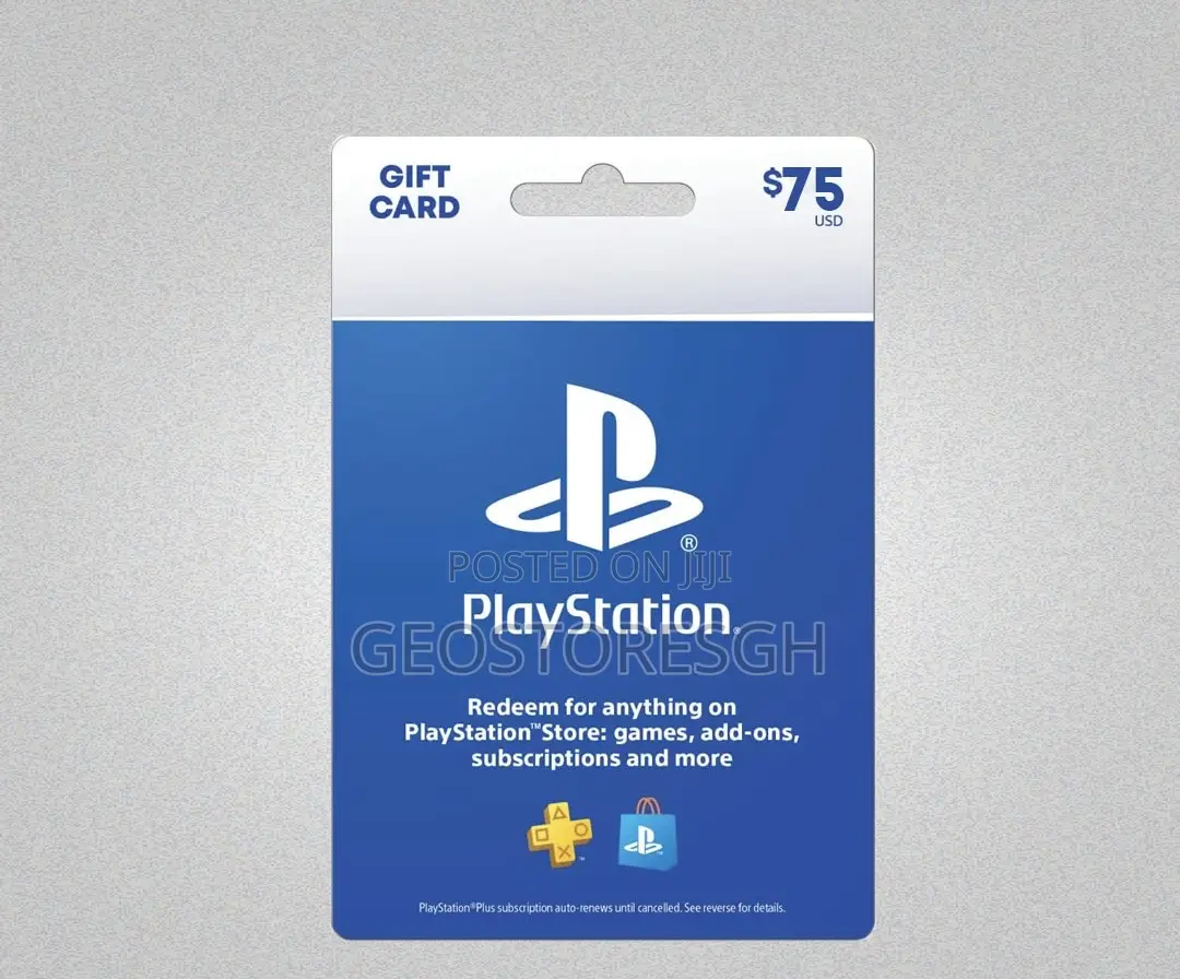 $75 Playstation Store Gift Card [Digital]