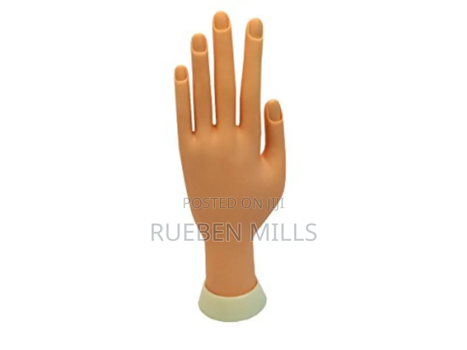 Flexible Plastic Mannequin Practice Hand For Manicure