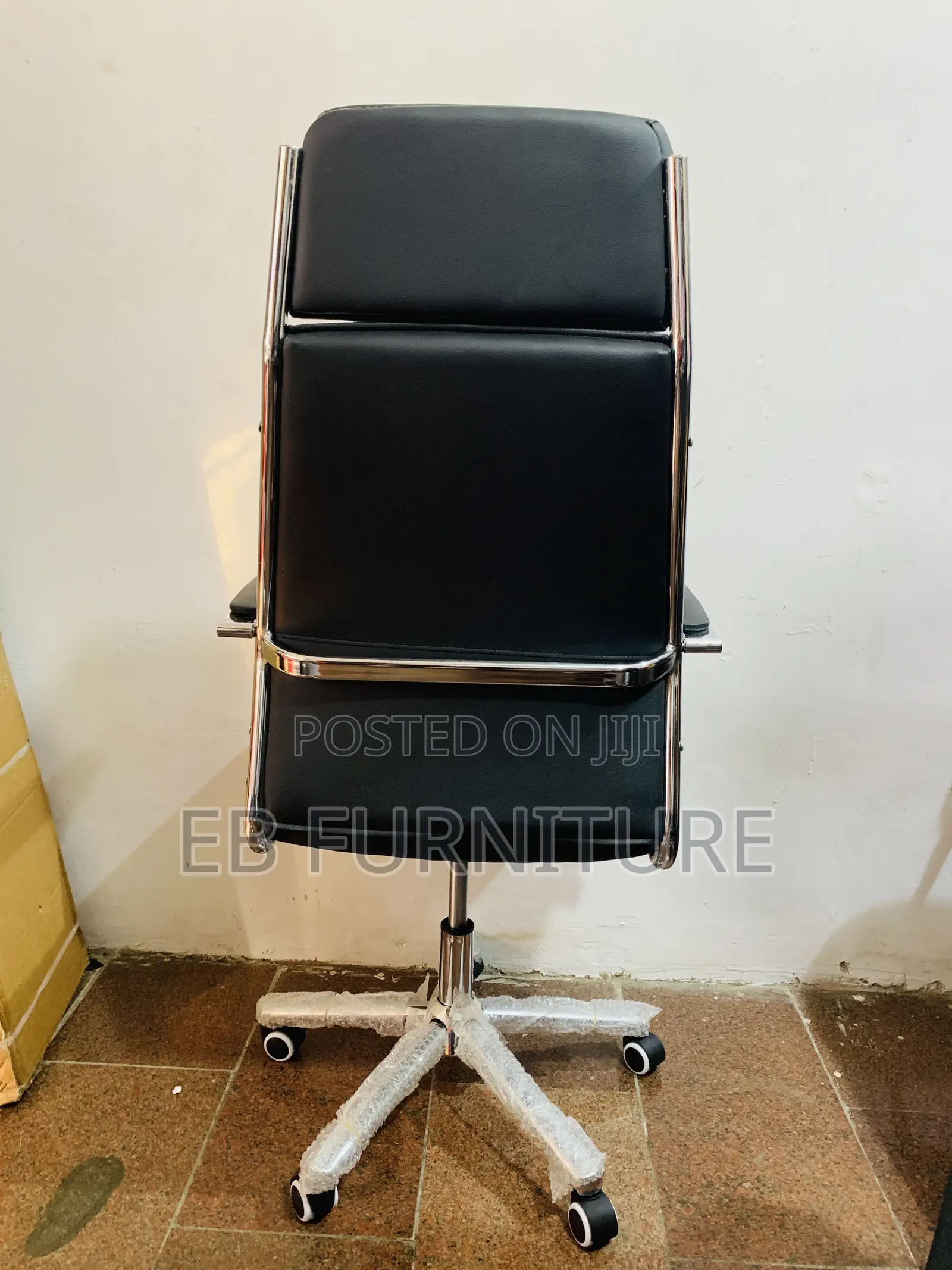Black Leather Executive Office Chair