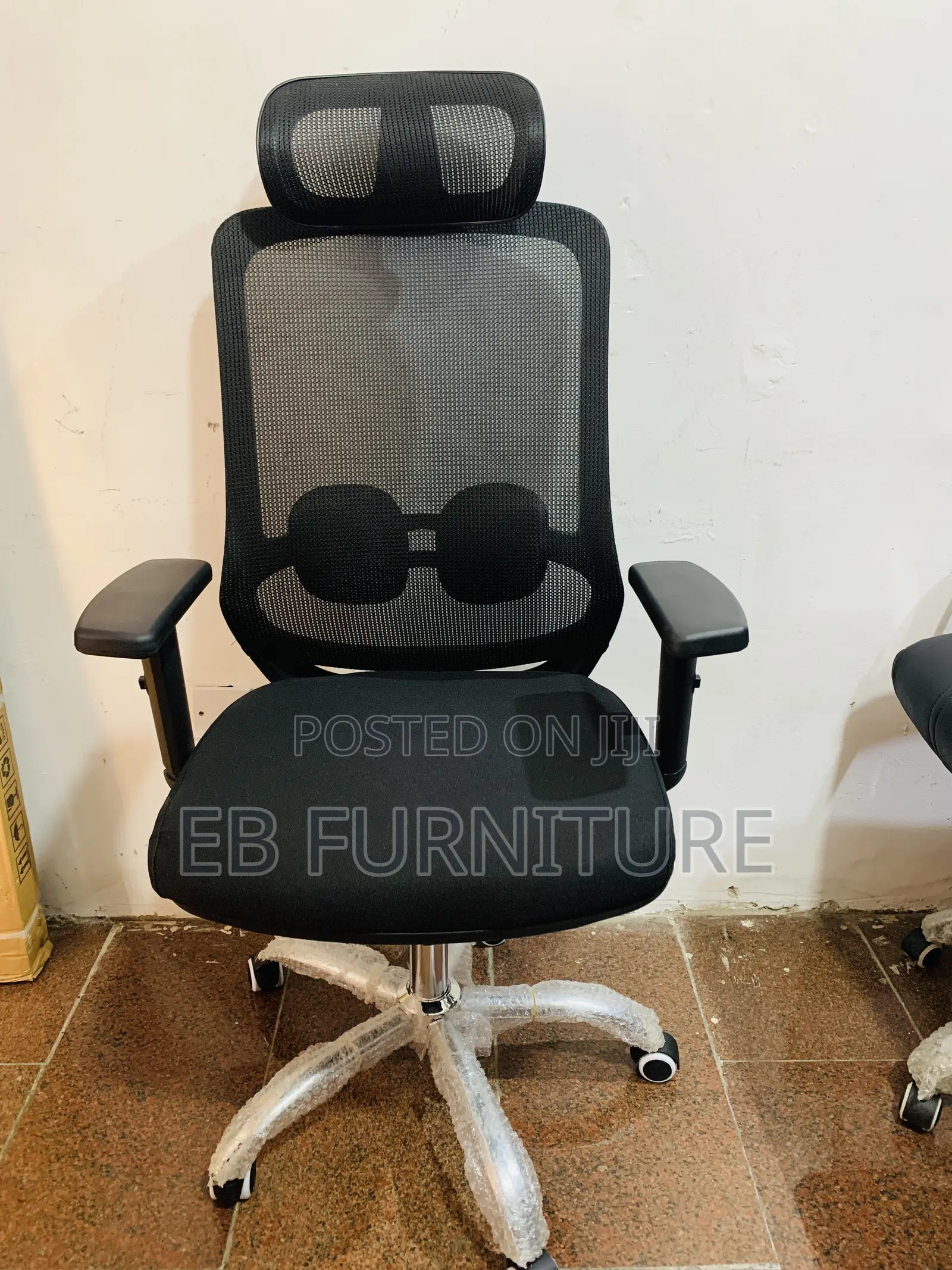 Net Swivel Office Chair With Headrest