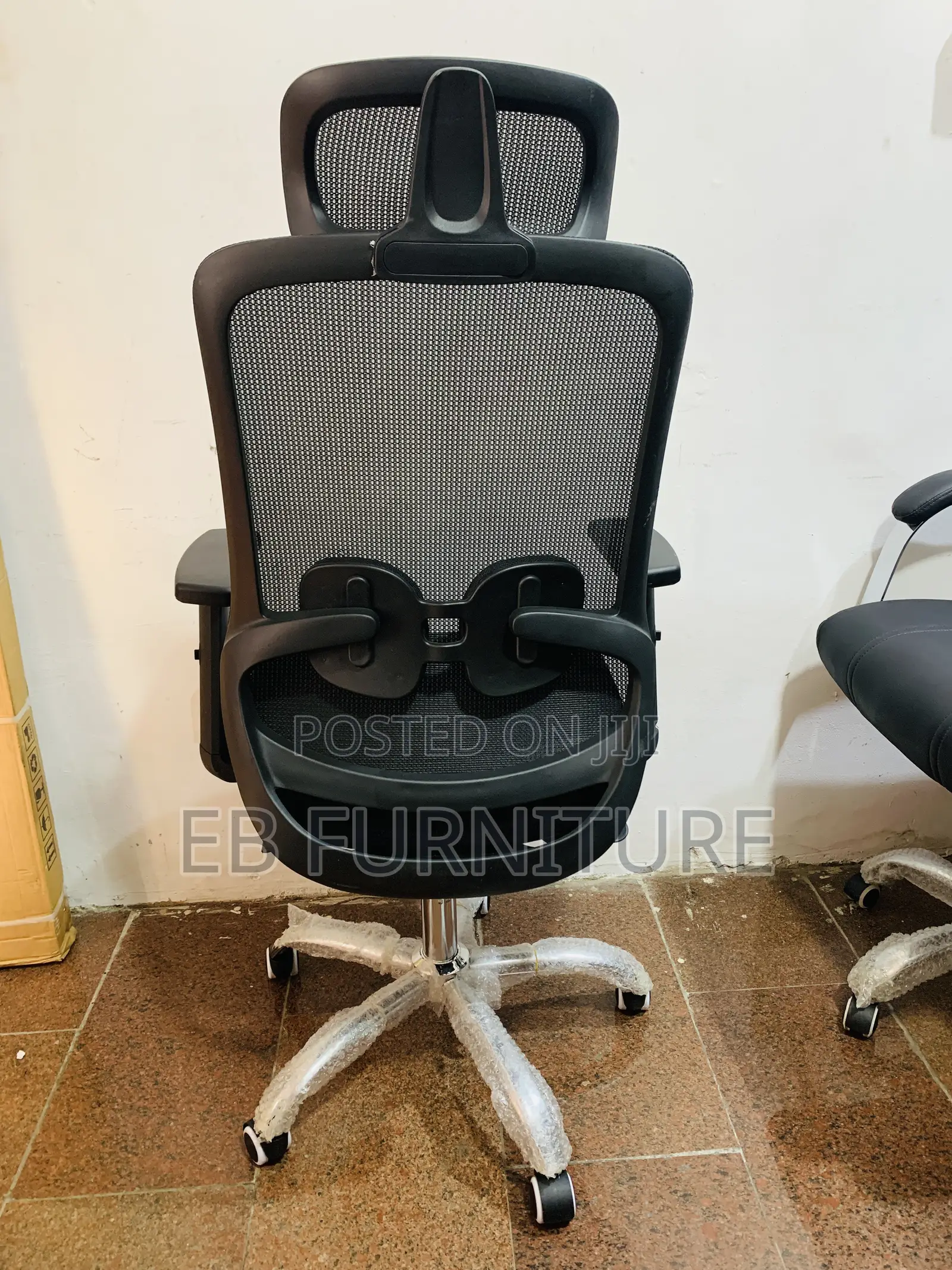 Net Swivel Office Chair With Headrest