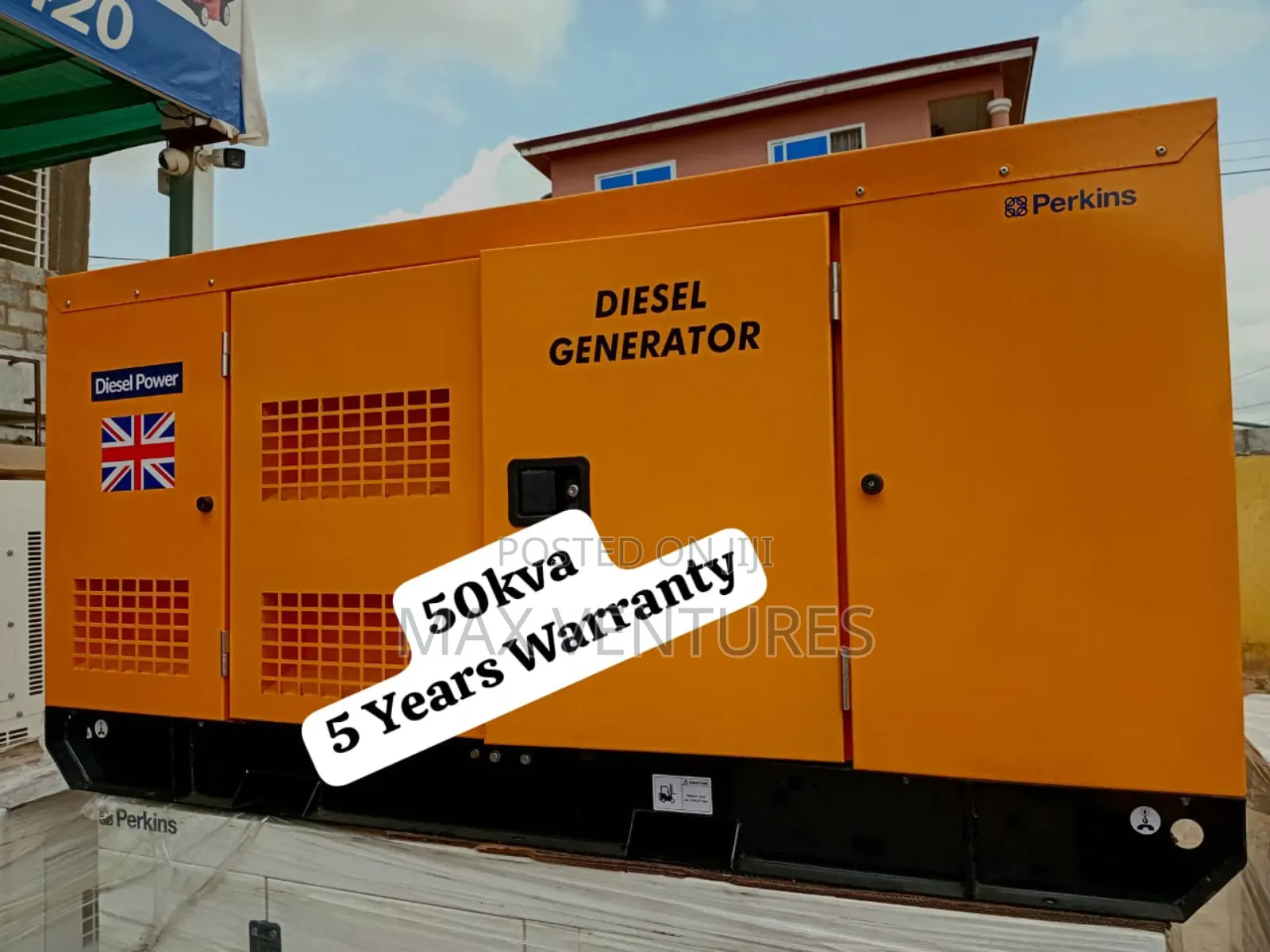 50kva Diesel Powered High Demand Perkins Generator