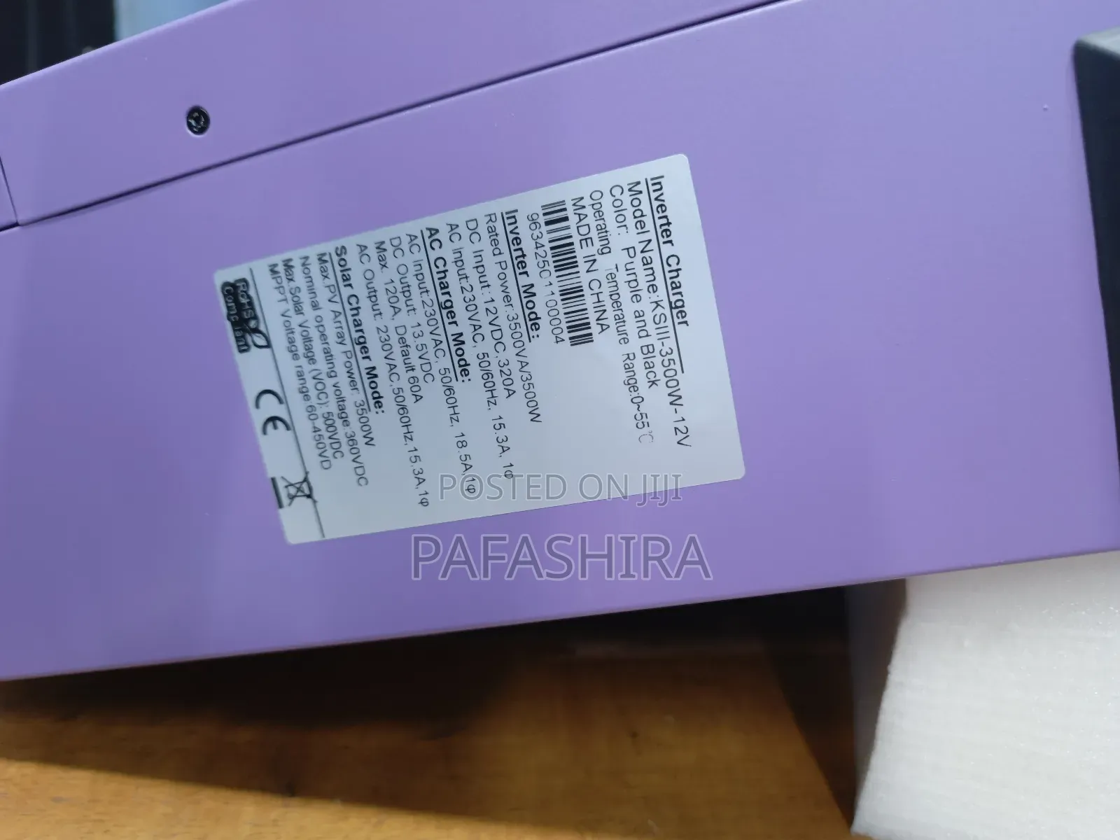 3500w 12v 160a MPPT Hybrid Solar Inverter
