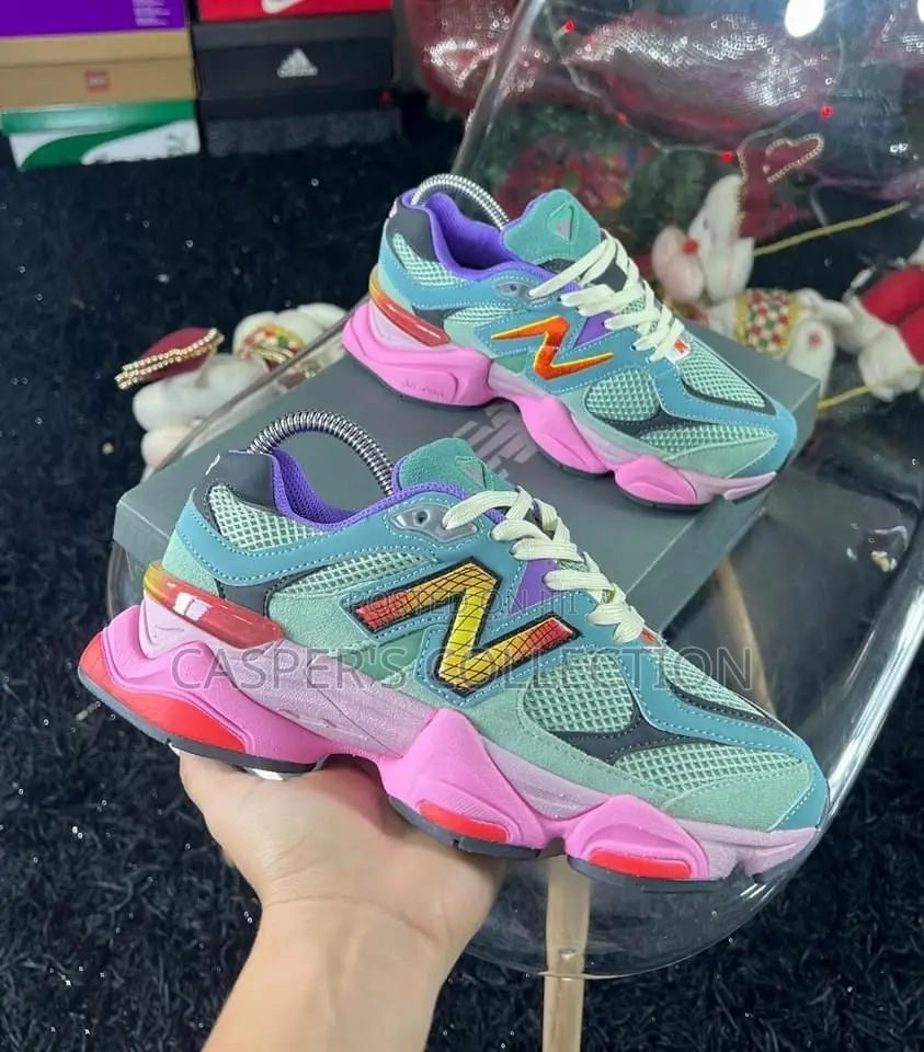 New Balance 9060 "Sage Leaf/Neo Flame" Sneakers
