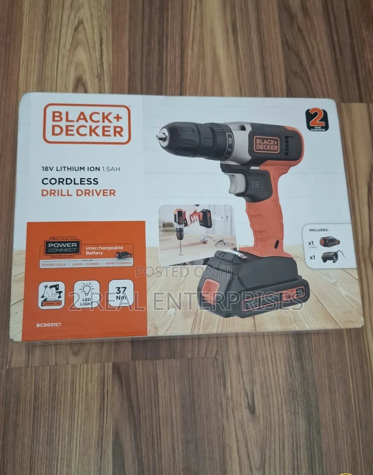 Black Decker 18v Cordless Hammer Drill Kit