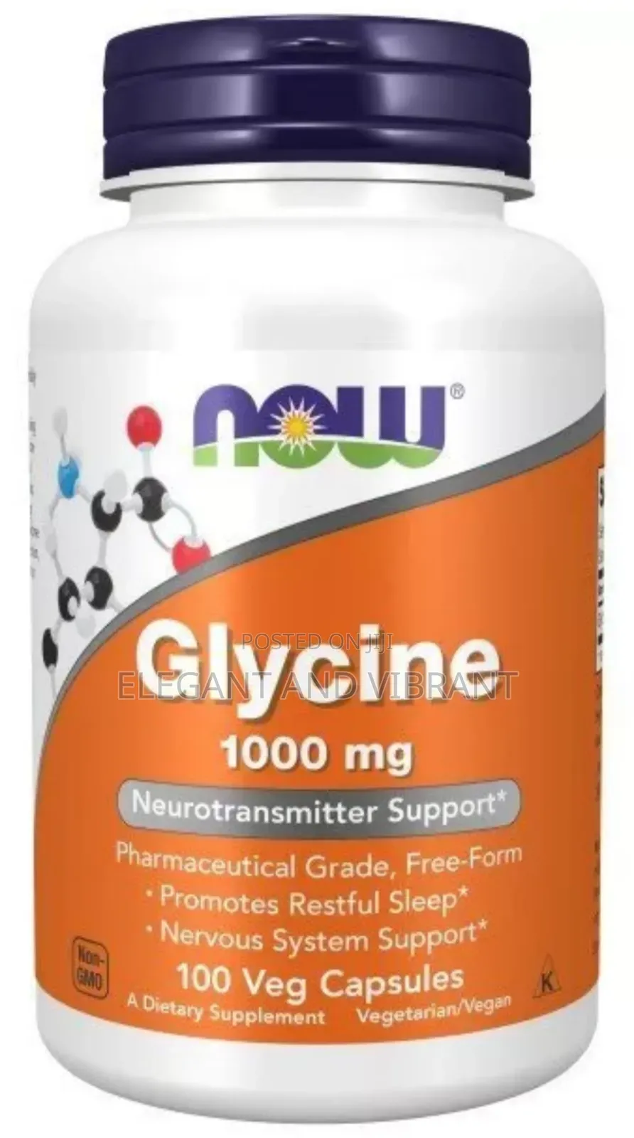 Now Foods Glycine 1000mg 100 Capsule