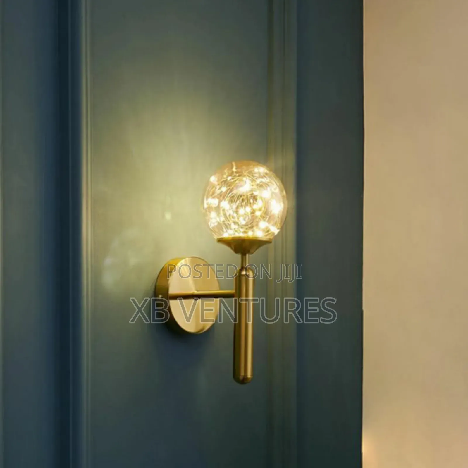 Crystal Luxury Exclamation Mark Starry Sky Wall Lamp - Gold