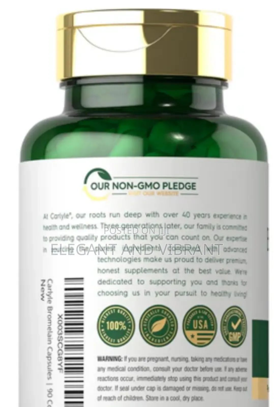 Bromelain 1700mg Per Servings, 90 Capsules.