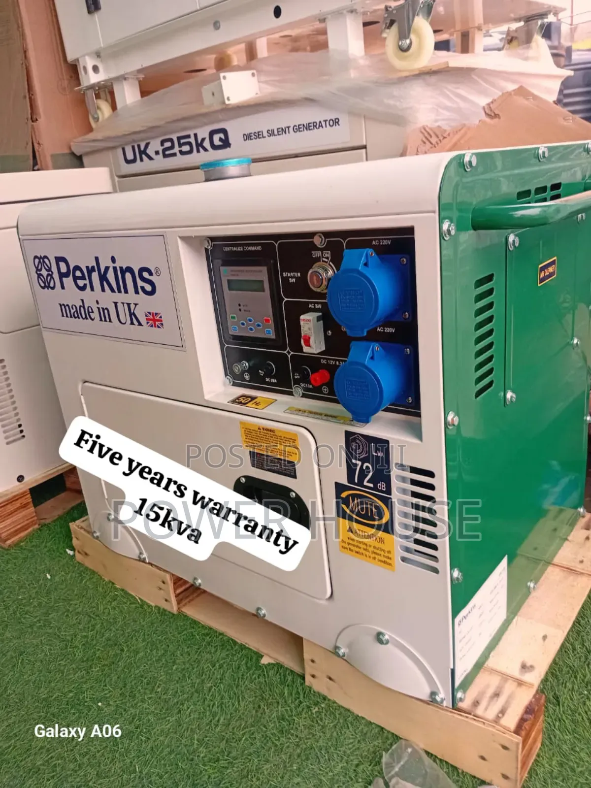 Energy Flow 15kva 16500watts Perkins Diesel Generator