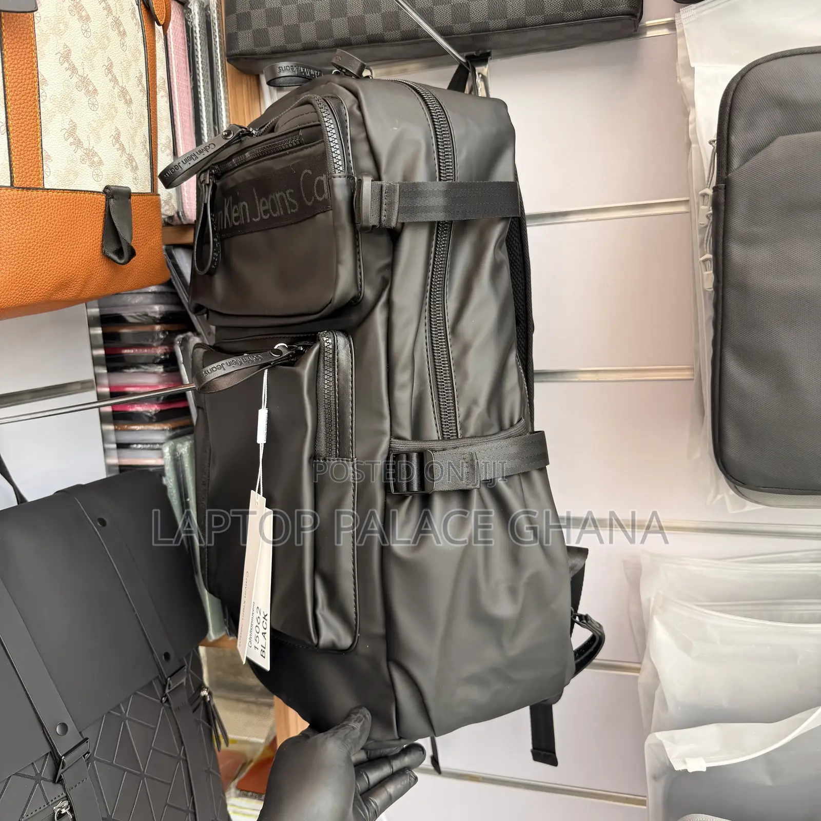 Calvin Klein Backpack Black Men Ck Bag