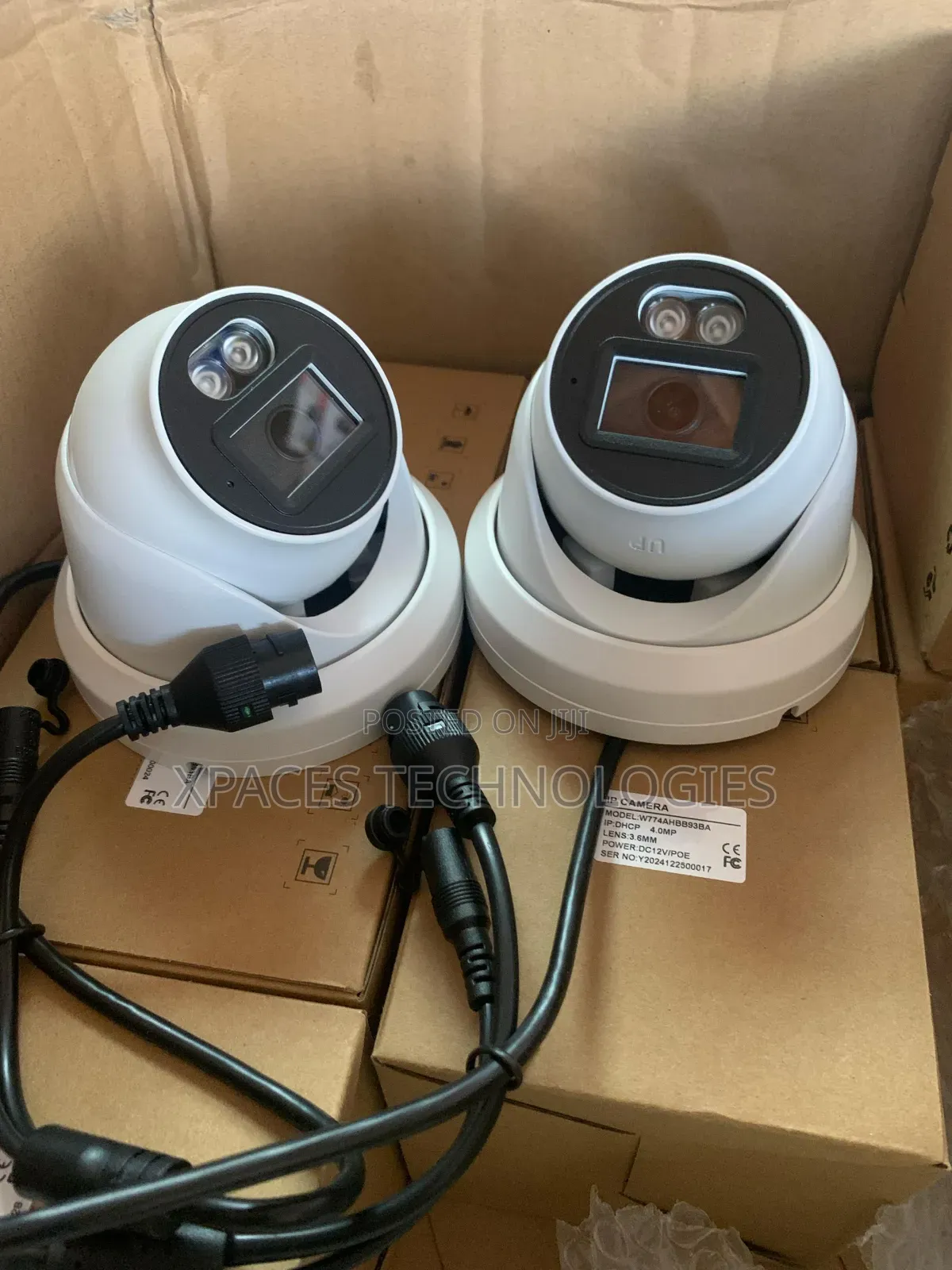 Ycx 4mp 2pcs Array Metal Case Ir Led Ip Camera Built-in Mic
