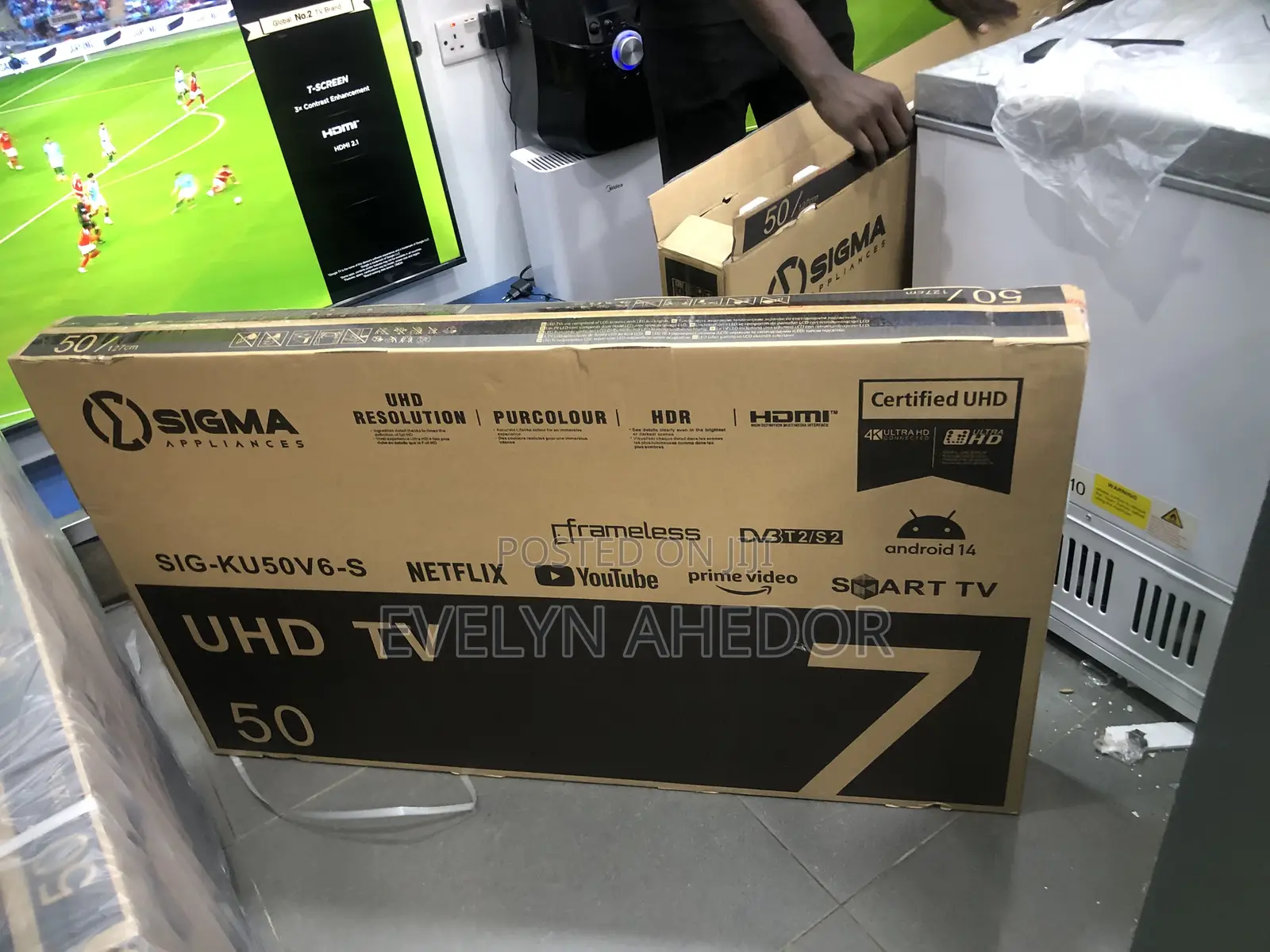 Quality and Affordable Sigma 50 Inches Smart Android Tv Uhd