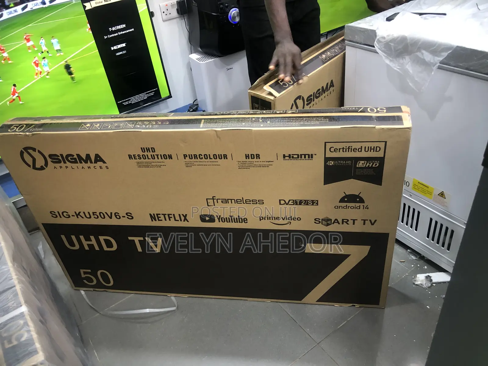 Quality and Affordable Sigma 50 Inches Smart Android Tv Uhd