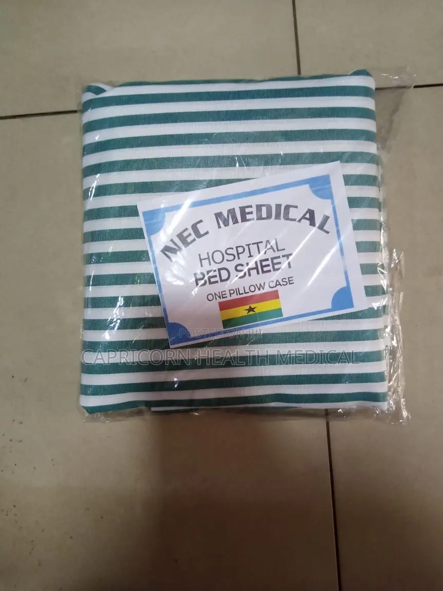 Hospital Bedsheets + One Pillow Case