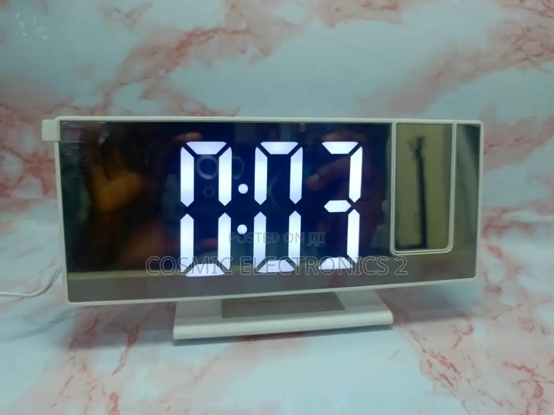 Projector Mirror Alarm Clock